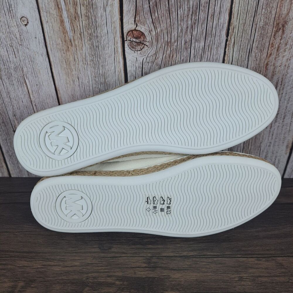 Michael Kors Kristy Slide Mule Sneaker Women's Sz 8.5 M Mandarin Orange White - Picture 8 of 9